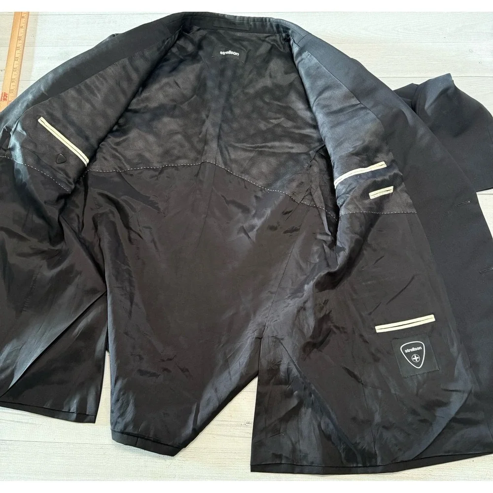 Strellson‎ Premium men's black suit jacket and pants